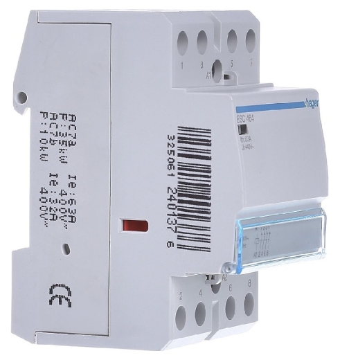 Контактор 63A ESC464 (4НЗ, 230В) 3м Hager - 3