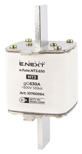 Плавкий запобіжник E.Next e.fuse.NT3.630 габарит 3630А (i0760064) - 1