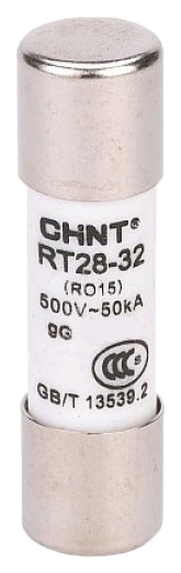 Циліндричний запобіжник Chint RT28-32 gG/gL 10х38мм 32A (520483) - 1