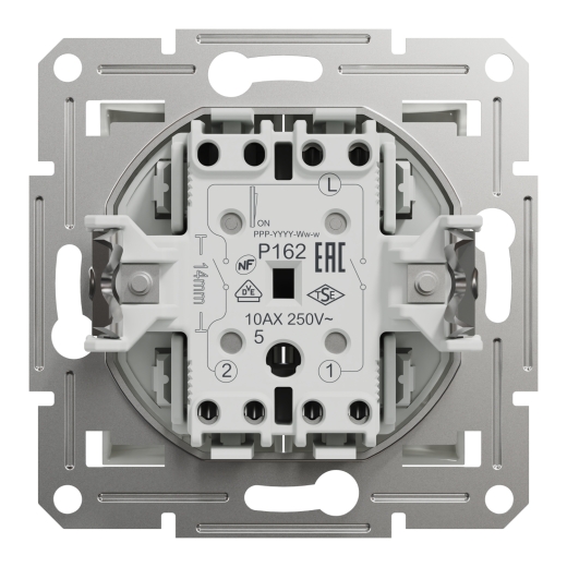 Вимикач двоклавішний Schneider Electric Asfora без рамки білий (EPH0370121) - 2