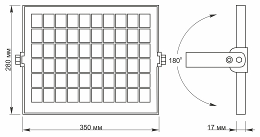 Автономний сенсорний LED прожектор Videx 10Вт 5000K (VL-FSO-205-S) - 7