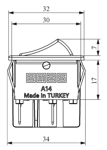 Перемикач EMAS A14Y - 3