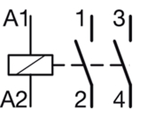 Контактор 63A ESC263s безшумний (2НО, 230В) 3м Hager - 3