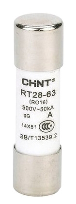 Циліндричний запобіжник Chint RT28-63 gG/gL 14х51мм 63A (520496) - 1