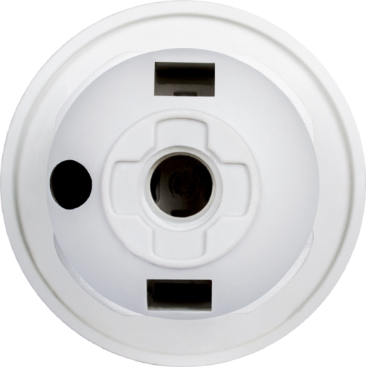 Пластиковий патрон E.Next e.lamp socket with nut.E27.pl.white Е27 з гайкою білий (s9100016) - 3