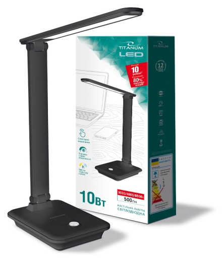 Настільна LED лампа Titanum 10Вт 3000-6500K (TLTF-009B) - 2