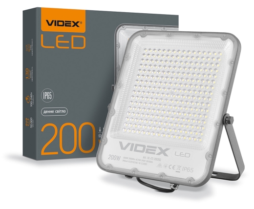 LED прожектор Videx Premium F2 200Вт 5000K (VL-F2-2005G) - 3