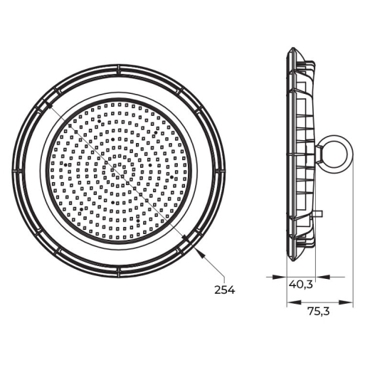 Подвесной светильник E.Next e.LED.ufo.stand.100.6500 100Вт 6500К IP65 (l0830014) - 4