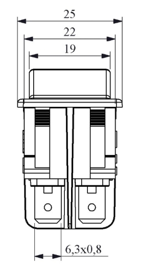Перемикач (тумблер) EMAS A14S - 4