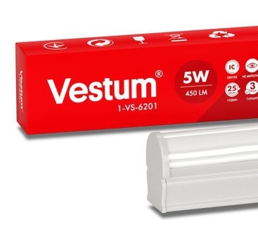 Меблевий LED світильник Vestum 1-VS-6201 5Вт 4500K 220В - 2