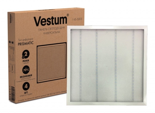 LED панель Vestum 1-VS-5003 Prisma 36Вт 600x600 6500K 220В - 2