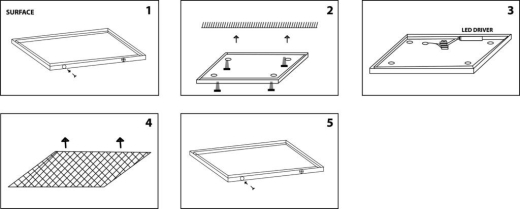 LED панель Vestum 1-VS-5003 Prisma 36Вт 600x600 6500K 220В - 4