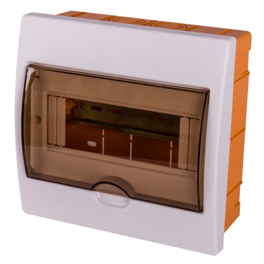 Вбудований пластиковий корпус E.Next e.plbox.stand.w.08k 8-модульний (s029101) - 1