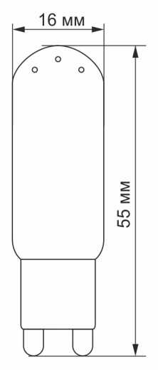 Cіліконова LED лампа Videx G9S G9 4Вт 4100K (VL-G9S-04224) - 2