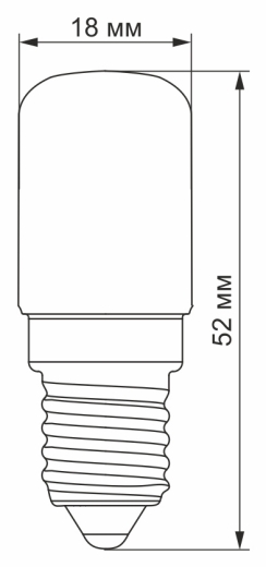 Світлодіодна лампа Videx ST25e E14 3Вт 4100K (VL-ST25e-03144) - 3
