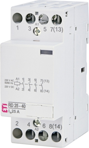 Контактор ETI 002464010 RD 25-40 (230V AC/DC) (AC1) - 1