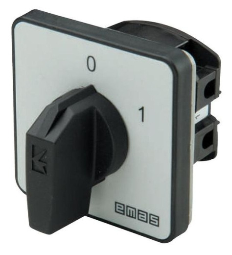 Кулачковий перемикач EMAS PS080AK131 ON-OFF (0-1) 80А - 1