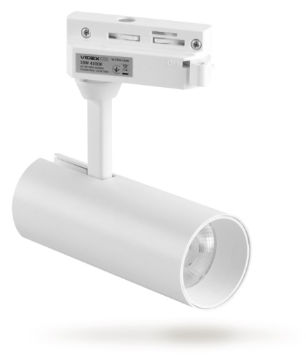 Трековый LED светильник Videx 10Вт 4100K (VL-TR04-104W) белый - 4