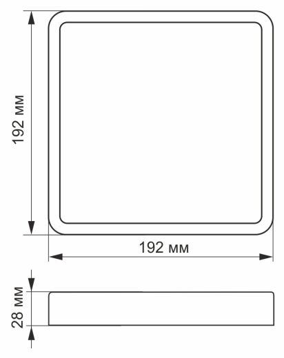 Світильник Videx 18Вт 5000K (VL-DLSS-185) - 3