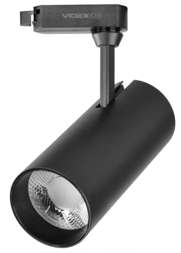 Трековый LED светильник Videx 20Вт 4100K (VL-TR04-204B) черный - 1