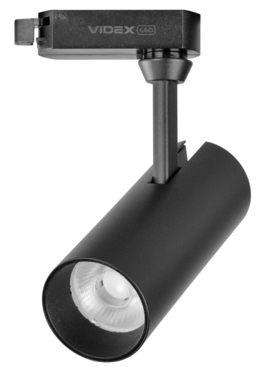 Трековый LED светильник Videx 10Вт 4100K (VL-TR04-104B) черный - 1