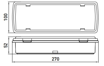 Аварійний світильник E.Next e.emerg.507L-24.led.Li.3h.IP65 3 години (l0660042) - 6