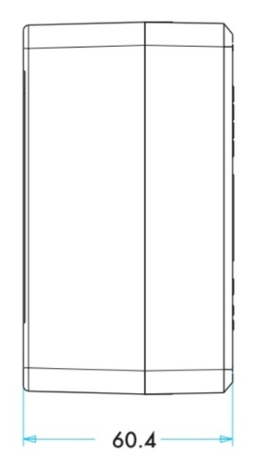 Корпус кнопочного поста 2 места, EMAS - 5