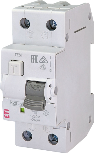 Диференціальний автомат ETI 002173426 KZS-2M C 25/0.3 тип A (10kA) - 1
