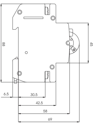 Диференціальний автомат ETI 002173426 KZS-2M C 25/0.3 тип A (10kA) - 3