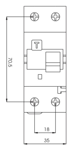 Диференціальний автомат ETI 002173426 KZS-2M C 25/0.3 тип A (10kA) - 4
