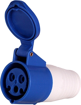 Переносна силова розетка E.Next e.socket.pro.3.32 3п 32А 230В (p012019) - 1