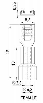 Ізольований наконечник E.Next e.terminal.stand.fdd2.187.8 (s4041007) - 2
