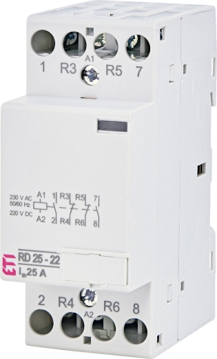 Контактор ETI 002464014 RD 25-22 (230V AC/DC) (AC1) - 1