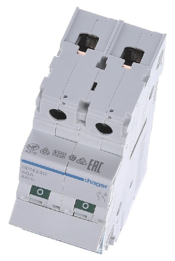 Вимикач навантаження Hager SBN240 2P 40А/400В 2м - 5