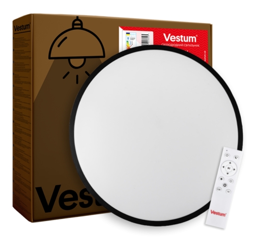 Матовый светильник Vestum RING 80Вт 480x60мм 3000К-6500К - 6