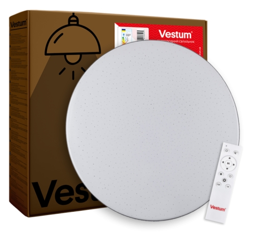 Стельовий світильник Vestum STARLIGHT зоряне небо 60Вт 375x60мм 3000К-6500К - 1