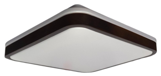 Матовий світильник Vestum GLOW 60Вт 391x391x65мм 3000К-6500К горіх - 1