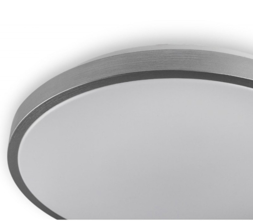 Матовый светильник Vestum RING 30Вт 395x60мм 4000К серебро - 2