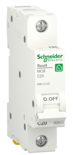 Автоматический выключатель Schneider Electric R9F12120 RESI9 6кА 1P 20A C - 1