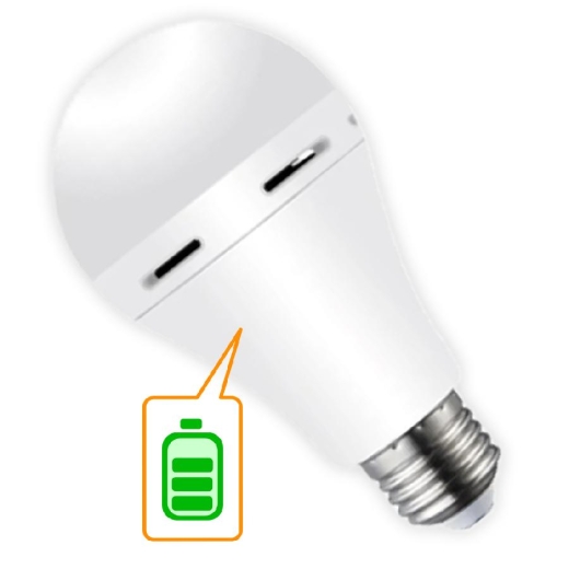 Акумуляторна лампочка Євросвітло 7Вт Е27 LED NOAS YL95-0711 6500K (58301) - 2