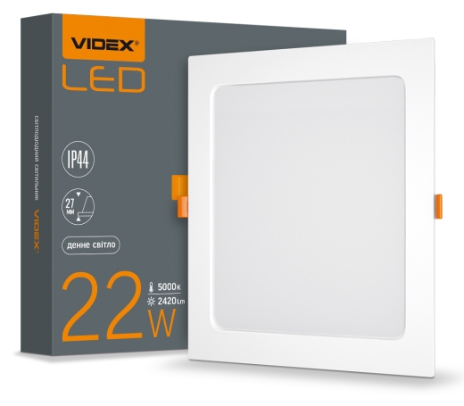 Світильник Videx Back 22Вт 5000K (VL-DLBS-225) - 2