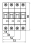 Модульный автоматический выключатель E.Next e.industrial.mcb.100.3.C20 3р 20А C (i0180022) - 2