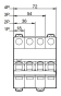 Автоматический выключатель Schneider Electric iC60N 3P 40A C - 2
