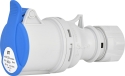 Кабельний силовий роз'єм ETI 004482003 ES-3232 IP44 (32A 230V 2P+PE) - 1