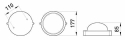 Світильник E.Next e.light.1301.1.60.27.white 60Вт (l002002) - 2