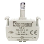 Блок-контакт підсвітки з червоним світлодіодом EMAS CBM 100-250В AC - 1