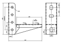 Полегшена консоль ML 100 мм DKC FC34105 - 3