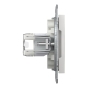 Компьютерная розетка RJ45 UTP cat.5e Schneider Electric Asfora без рамки белая (EPH4370121) - 2