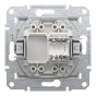 Компьютерная розетка RJ45 UTP cat.5e Schneider Electric Asfora без рамки белая (EPH4370121) - 3