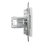 Комп'ютерна розетка RJ45 подвійна UTP cat.5e Schneider Electric Asfora без рамки біла (EPH4470121) - 2